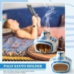 Palo Santo Holder Kit Including Ceramics Palo Santo Burner Sage Incense Sticks S... - Image 7
