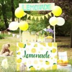 2Pcs Lemonade Stand Kit for Lemonade Stand Supplies 45.3x31.5in Lemonade Tablecl... - Image 2