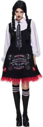 EraSpooky Women's Spirit Board Costume Adult Spooky Ouija Board Schoolgirl Dress... - Image 2