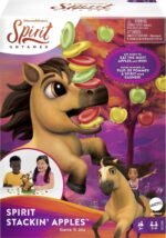 Mattel Games Spirit STACKIN’ Apples Kids Game, Treat-Stacking Challenge with Hun... - Image 2
