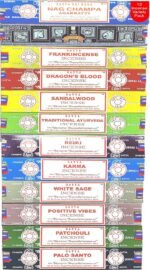 Nag Champa Incense Sticks Variety- Pack (12 Incenses, 140+ Sticks) - Image 2