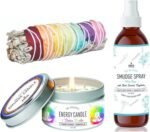 SOUL STICKS Smudge Kit 3 Piece Set Bundle | 4 Sage Smudge Sticks, Smudge Candle,... - Image 2