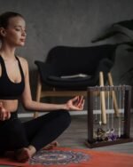 Moon Phase Pendulum Display Stand with Tray, Wood Wiccan Crystal Holder for Up 1... - Image 3