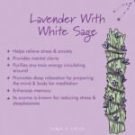 ESPOIR & AMOUR Lavender Sage - 3 Spiritual White Sage & Lavender Smudge Stick fo... - Image 3