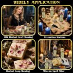 30 Pack Witchcraft Supplies Herbs and Flowers Kit, Natural Dried Herbs Bottles S... - Image 5