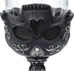 Pacific Giftware Spirit Board Glass Goblet Gothic Skull Ouija Goblet for Dark Ri... - Image 3