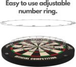 Viper by GLD Products Shot King Regulation Bristle Steel Tip Dartboard Set with ... - Image 6