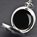 Scrying Mirror Natural Black Obsidian Mirror for Divination Pearl Sun Moon Desig... - Image 3
