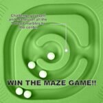 Kids Maze Balance Board - Wobble Trainer for Ski Surf Snowboard, Non-Slip Sensor... - Image 5