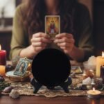 Black Obsidian Scrying Mirror, Black Obsidian Feng Shui Mirror with Stand and St... - Image 6