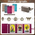 Knana 5Pcs Tarot Card Holder Velvet Tarot Bags Tarot Card Storage with Tarot Acc... - Image 3
