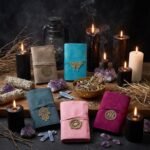 Knana 5Pcs Tarot Card Holder Velvet Tarot Bags Tarot Card Storage with Tarot Acc... - Image 5