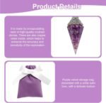 Amethyst Crystal Pendulum for Divination and Energy Balancing, Resin Hexagonal P... - Image 4