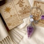 Amethyst Crystal Pendulum for Divination and Energy Balancing, Resin Hexagonal P... - Image 7