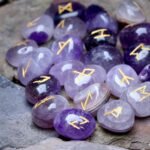 ZAICUS Amethyst Rune Stones - Gemstone Runes for Beginners Healing Crystal Kit A... - Image 3