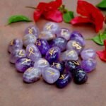 ZAICUS Amethyst Rune Stones - Gemstone Runes for Beginners Healing Crystal Kit A... - Image 4