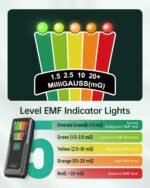 ERICKHIL Handheld EMF Meter, 5-Level LED Alerts,Ghost Hunting Equipmen for Paran... - Image 3