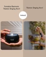 Portable Electronic Tibetan Singing Bowl, 8 Healing Frequencies (396-963Hz), Aut... - Image 3