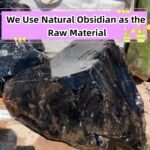 Scrying Mirror, Black Obsidian Mirror 1PCS Witchcraft Kit for Divination, Medita... - Image 6