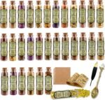 30 Pack Witchcraft Supplies Herbs and Flowers Kit, Natural Dried Herbs Bottles S... - Image 2