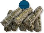 NessaStores 2 pcs White Sage & Sweetgrass Smudge Sticks, 4-Inch Long Burn Time, ... - Image 2