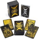 Prophet Gold Foil Tarot Cards Deck,78 Original Cards Fortune Telling Game with G... - Image 2