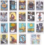 SUNNYCLUE 1 Box 18 Styles Tarot Charms Tarot Card Charm Bulk Acrylic Lucky Fortu... - Image 2