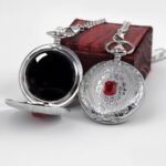 Scrying Mirror, Black Obsidian Mirror 1PCS Witchcraft Kit for Divination, Medita... - Image 2