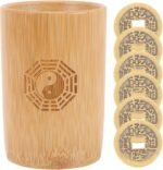 Totority I Ching Divination Tool with Copper Coins and Bamboo Tube - Traditional... - Image 2