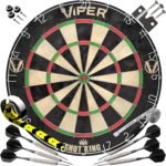 Viper by GLD Products Shot King Regulation Bristle Steel Tip Dartboard Set with ... - Image 2